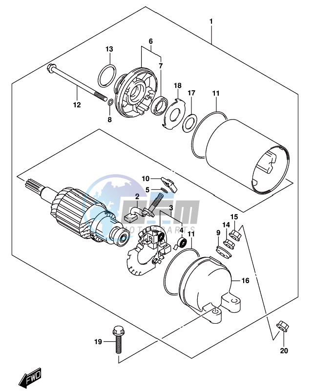 STARTING MOTOR