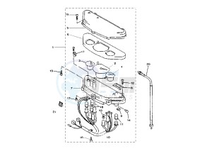 YP MAJESTY DX 250 drawing METER