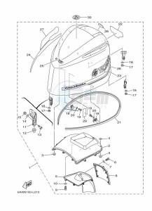 FL350AET2U drawing FAIRING-UPPER