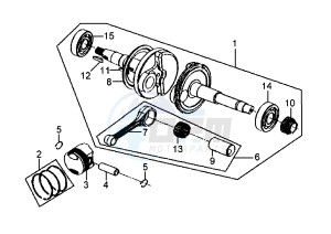 MIO - 50 cc drawing FRONT SHIELD