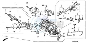 NSA700A9 E / MKH MME drawing THROTTLE BODY