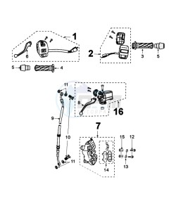 FIGHT 4 50 A4T TPS drawing BRAKE SYSTEM