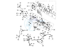 SV - 250 cc drawing BRAKE SYSTEM