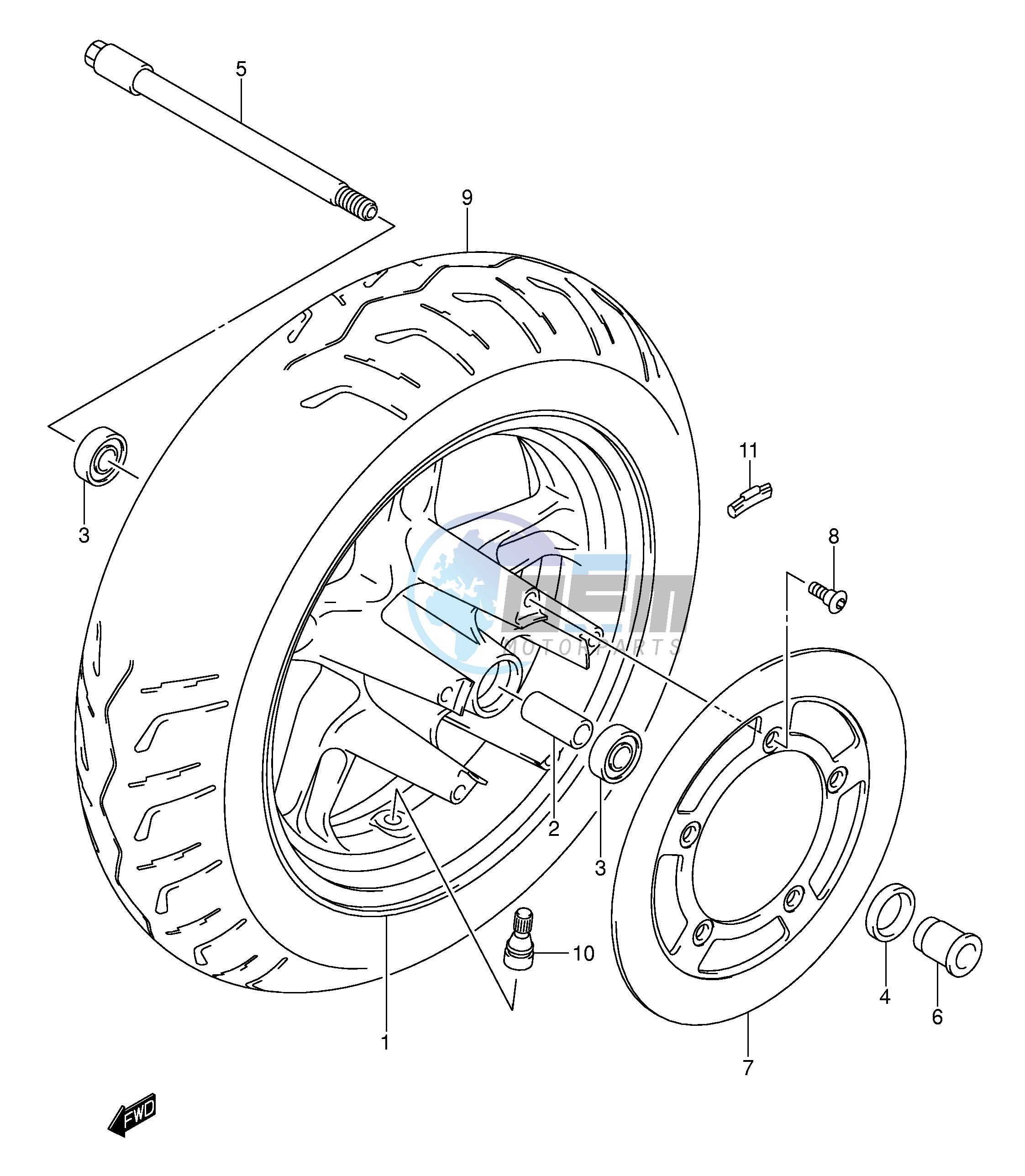 FRONT WHEEL