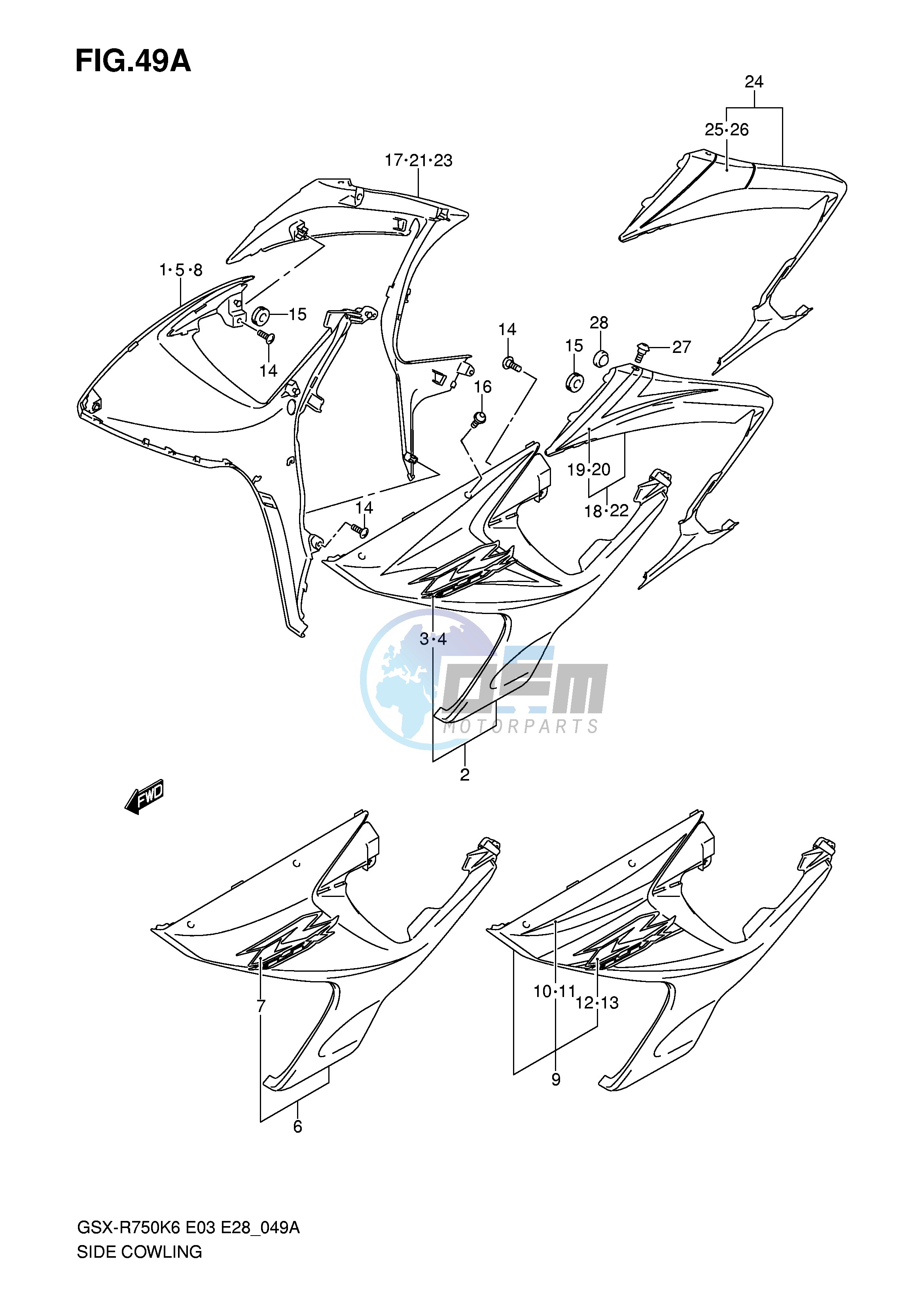 SIDE COWLING (MODEL K7)