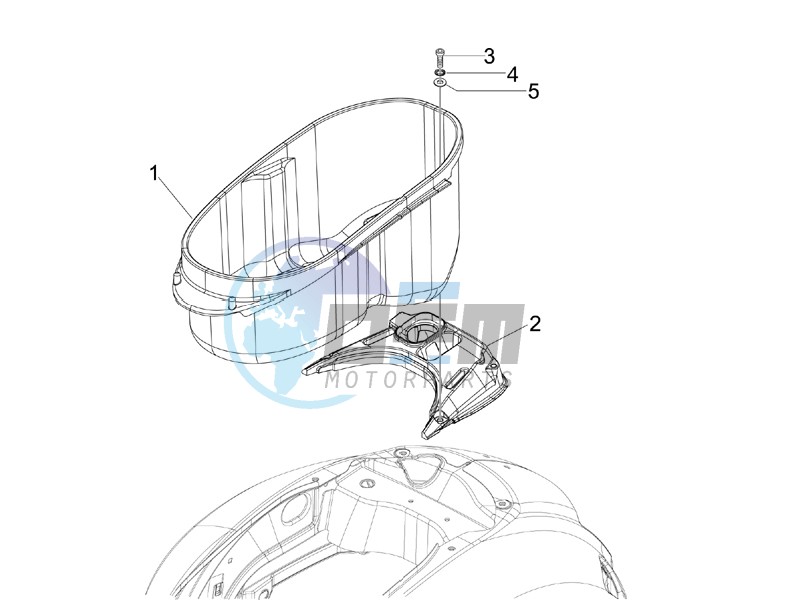 Helmet housing - Undersaddle