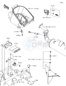 BRUTE FORCE 750 4x4i EPS KVF750GJF EU drawing Fuel Injection