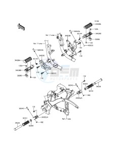 VULCAN 900 CUSTOM VN900CEFA GB XX (EU ME A(FRICA) drawing Footrests