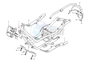 X9 EVOLUTION 125 drawing Frame