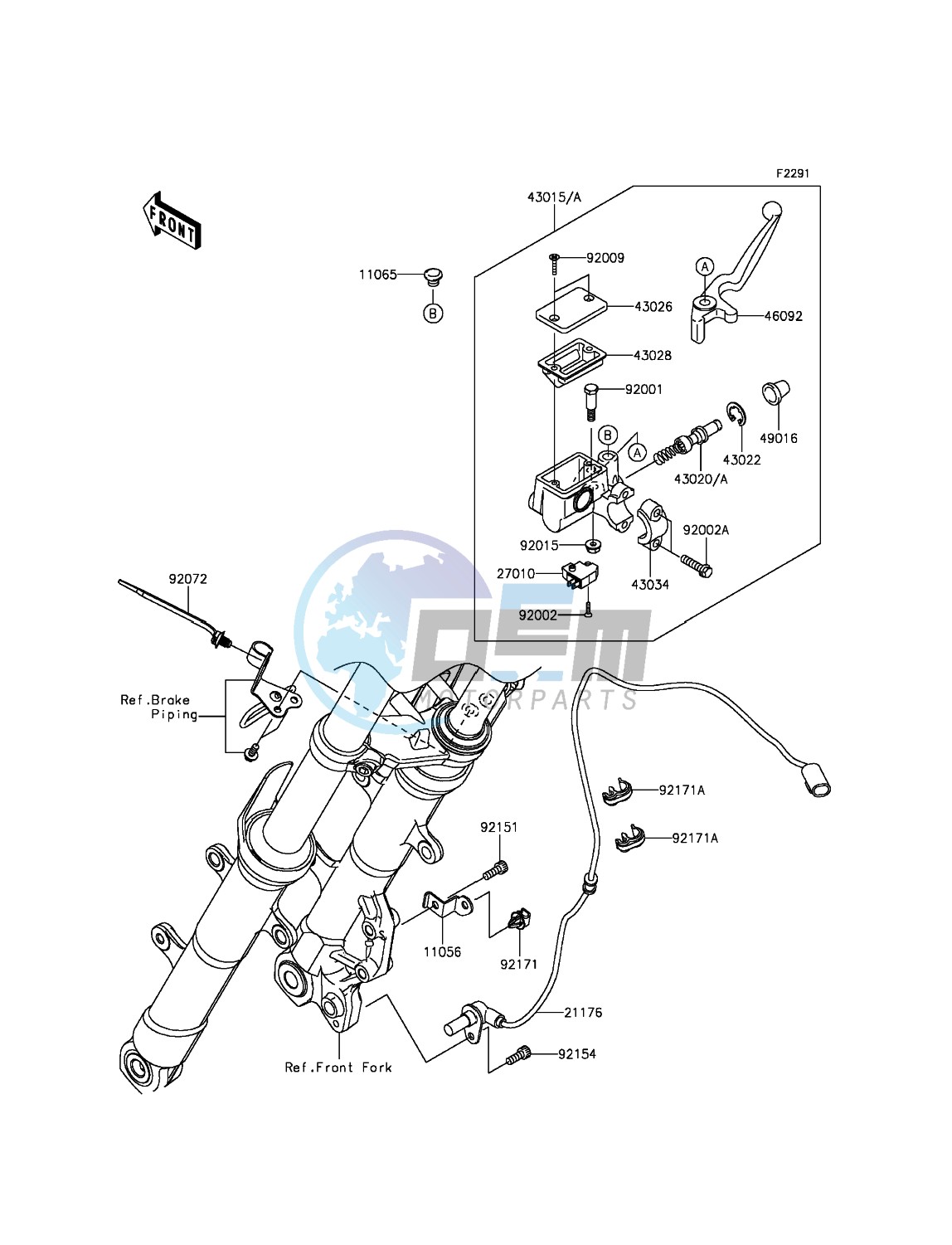 Front Master Cylinder