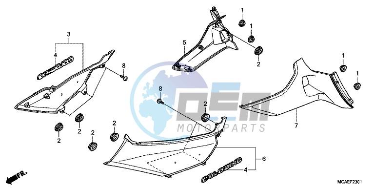 SIDE COVER (GL1800C/D/E/F/G)