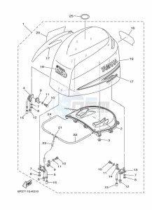 F250BETX drawing FAIRING-UPPER