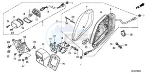 VT750C9 Europe Direct - (ED / MK) drawing TAILLIGHT