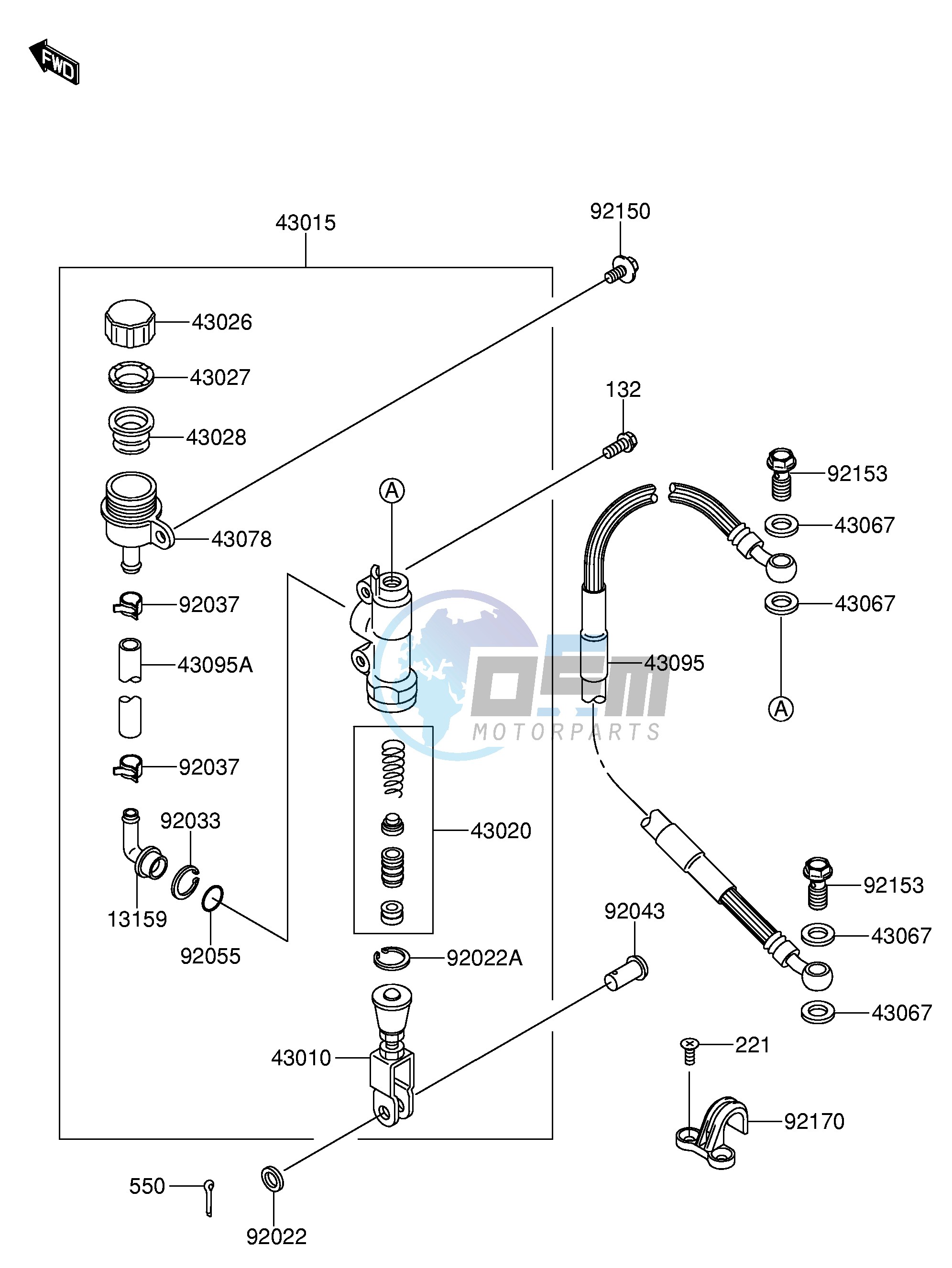 REAR MASTER CYLINDER