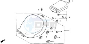 VT750C3 drawing SEAT