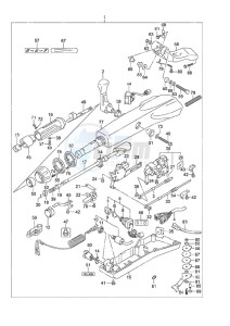 DF 50A drawing Tiller Handle