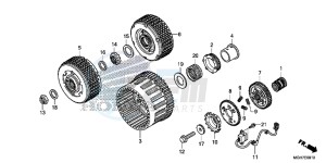 VFR1200XDLF CrossTourer - VFR1200X Dual Clutch 2ED - (2ED) drawing CLUTCH (VFR1200XD/ XDA/ XDL/ XDS)