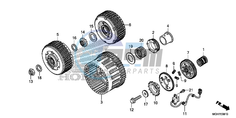 CLUTCH (VFR1200XD/ XDA/ XDL/ XDS)