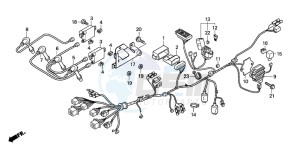 CBF600SA drawing WIRE HARNESS (CBF600N/NA)