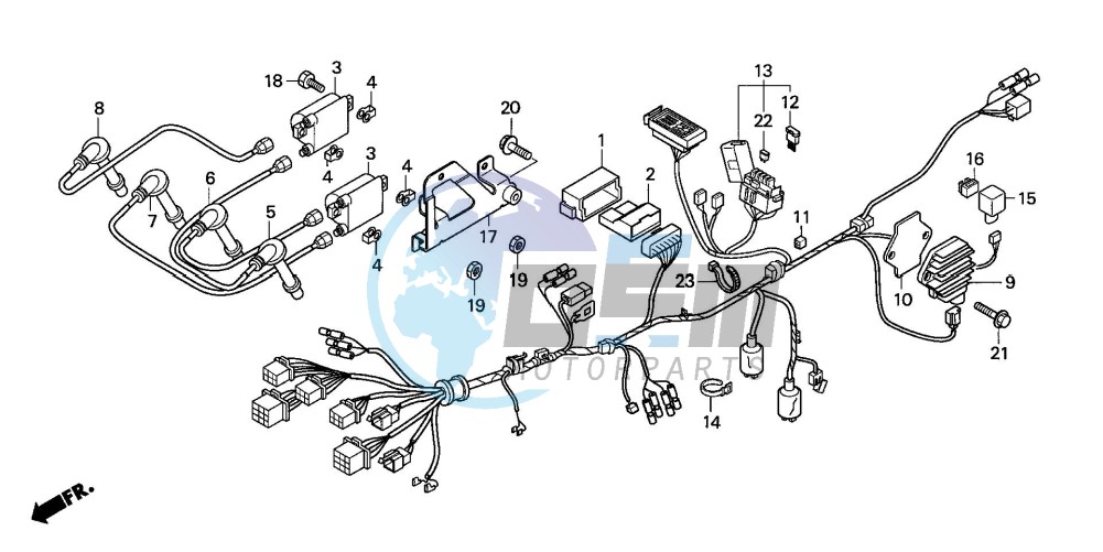 WIRE HARNESS (CBF600N/NA)