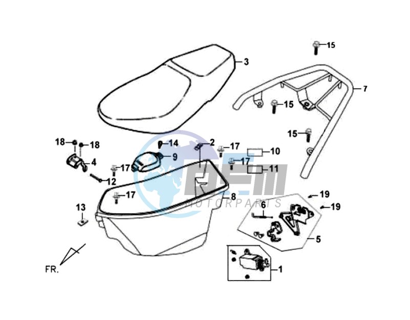 BUDDYSEAT - REAR LUGGAGE FRAME