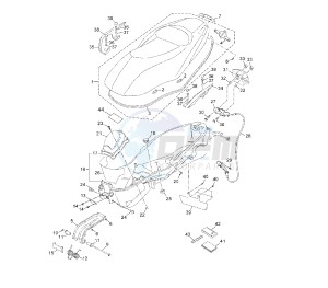 YP R X-MAX 250 drawing SEAT 1YS2-S6-S9