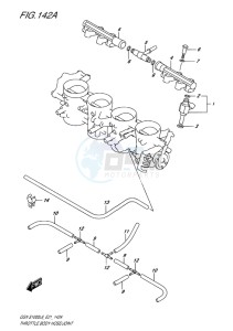 GSX-S 1000 drawing THROTTLEBODY HOSE JOINT