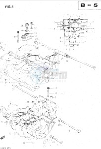 GS500E (Z-D) drawing CRANKCASE