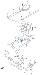 GSX750 (E4) drawing SECOND AIR (E18)