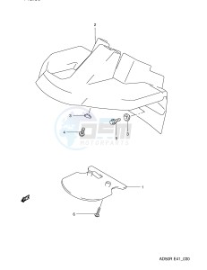 AD50 (E41) drawing FRONT FENDER