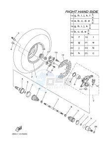 YFM550FWAD YFM550PHE GRIZZLY 550 EPS HUNTER (2LB2 2LB3 2LB4) drawing FRONT WHEEL 2