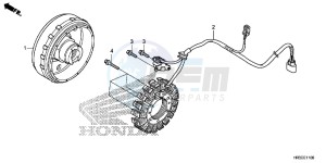 TRX420TE1F TRX420 Europe Direct - (ED) drawing GENERATOR