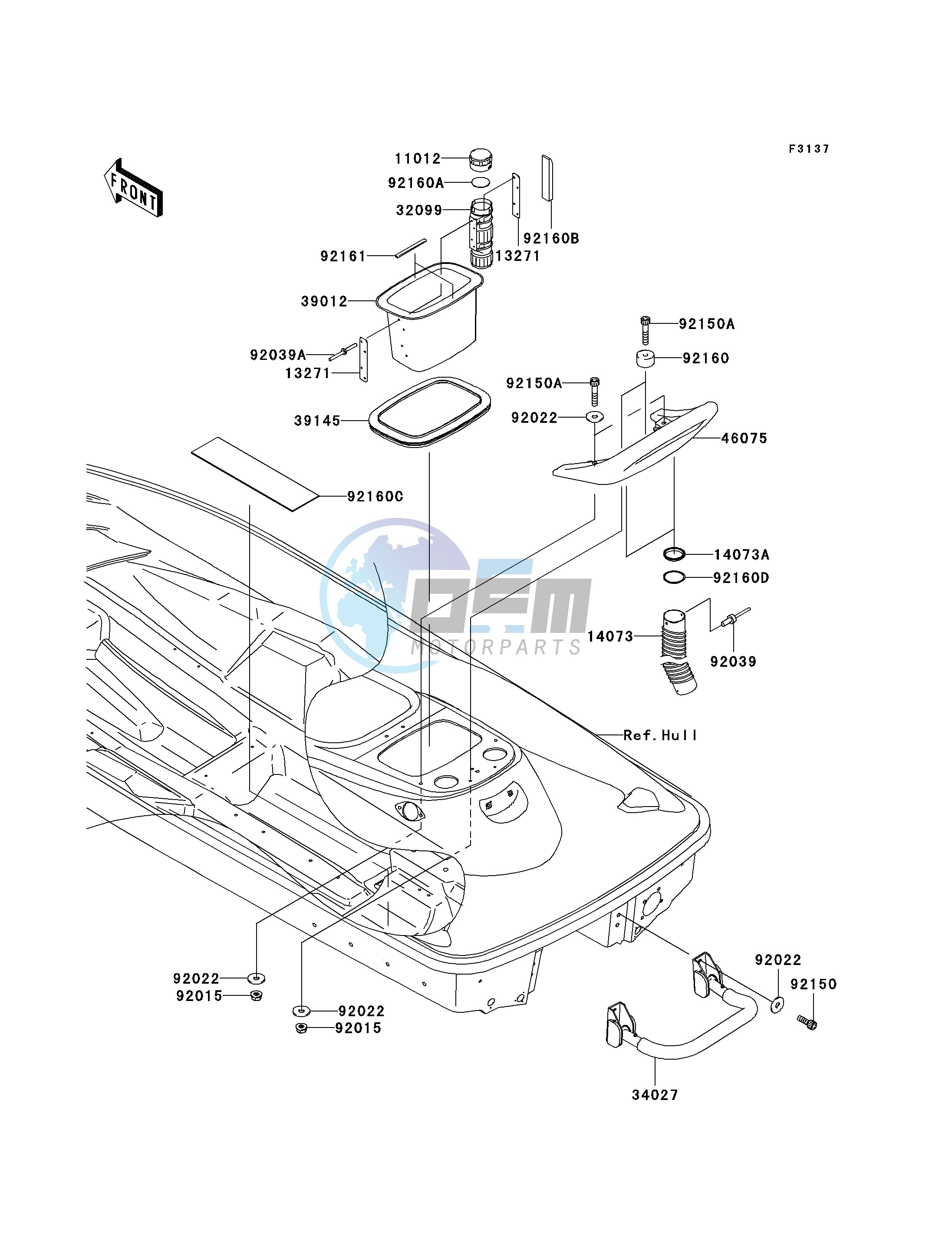 HULL REAR FITTINGS