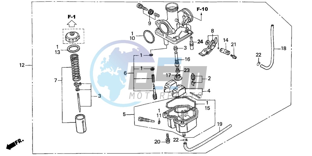 CARBURETOR (CRF100F)