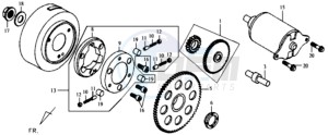 JOYRIDE 125 drawing STARTER CLUTCH