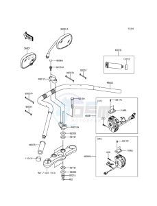 VULCAN_1700_VOYAGER_ABS VN1700BDF GB XX (EU ME A(FRICA) drawing Handlebar