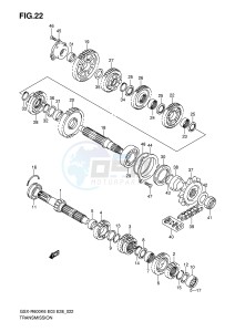 GSX-R600 (E3-E28) drawing TRANSMISSION