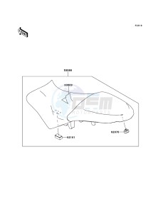 VERSYS KLE650CCF XX (EU ME A(FRICA) drawing Seat