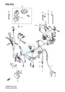 SV650S (E2) drawing WIRING HARNESS (SV650K5 K6 UK5 UK6)