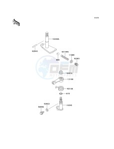 KAF 620 C [MULE 2500] (C6) [MULE 2500] drawing GEAR CHANGE MECHANISM