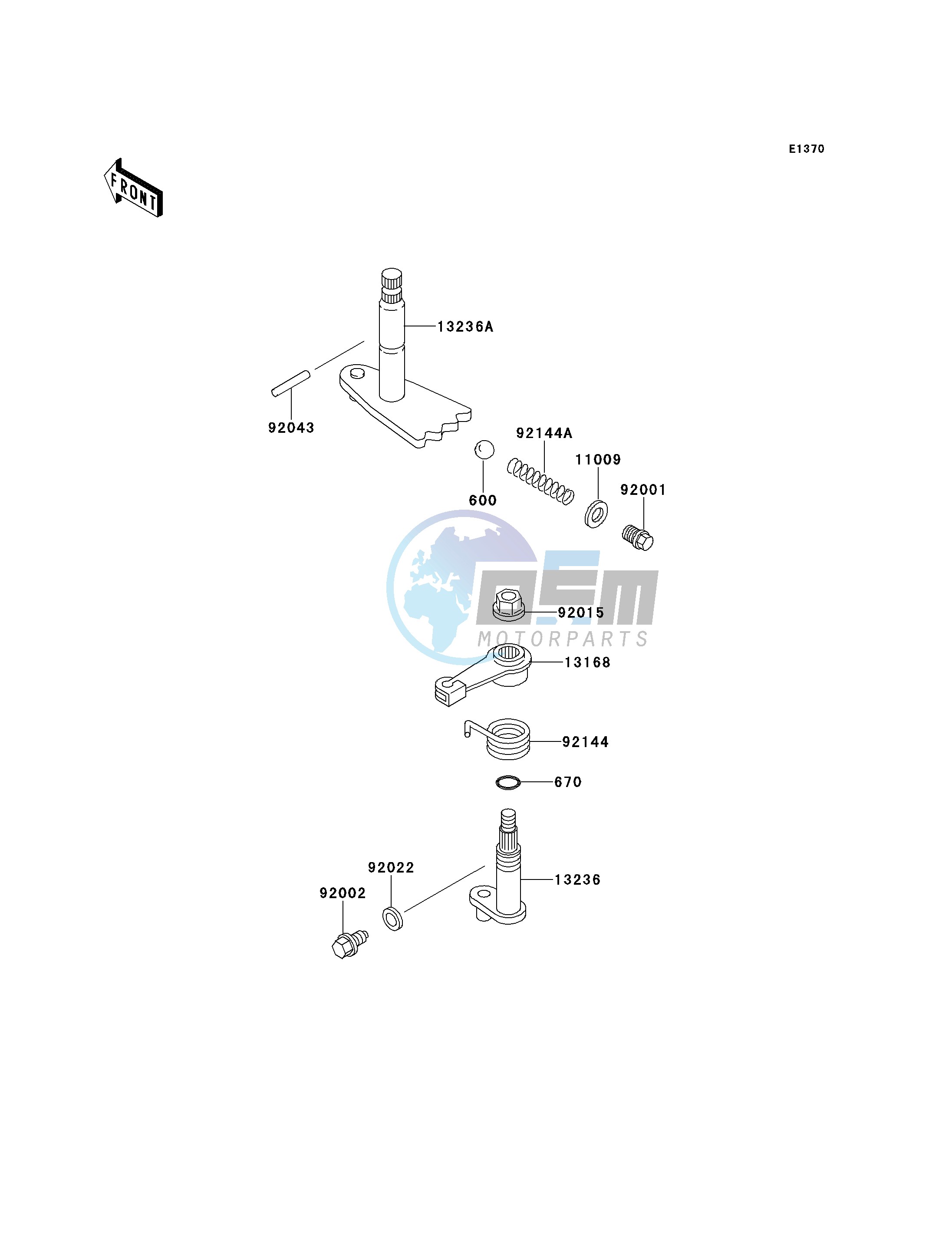 GEAR CHANGE MECHANISM