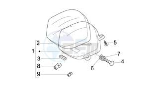 LX 125 4T ie E3 drawing Meter combination - Cruscotto