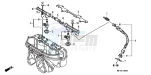 CBR600RR9 U / MME drawing FUEL INJECTOR