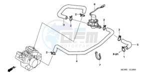 VFR8009 Ireland - (EK / MME TWO) drawing AIR INJECTION VALVE