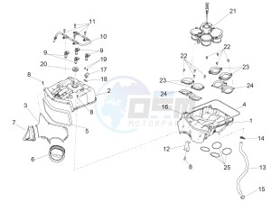 RSV4 1000 RR Racer Pack 2015 drawing Air box