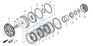 TRX680FA drawing CLUTCH (LOW)