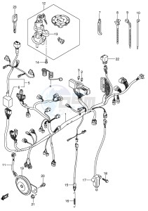 DL650 (E2) V-Strom drawing WIRING HARNESS (MODEL K5 K6 E24)