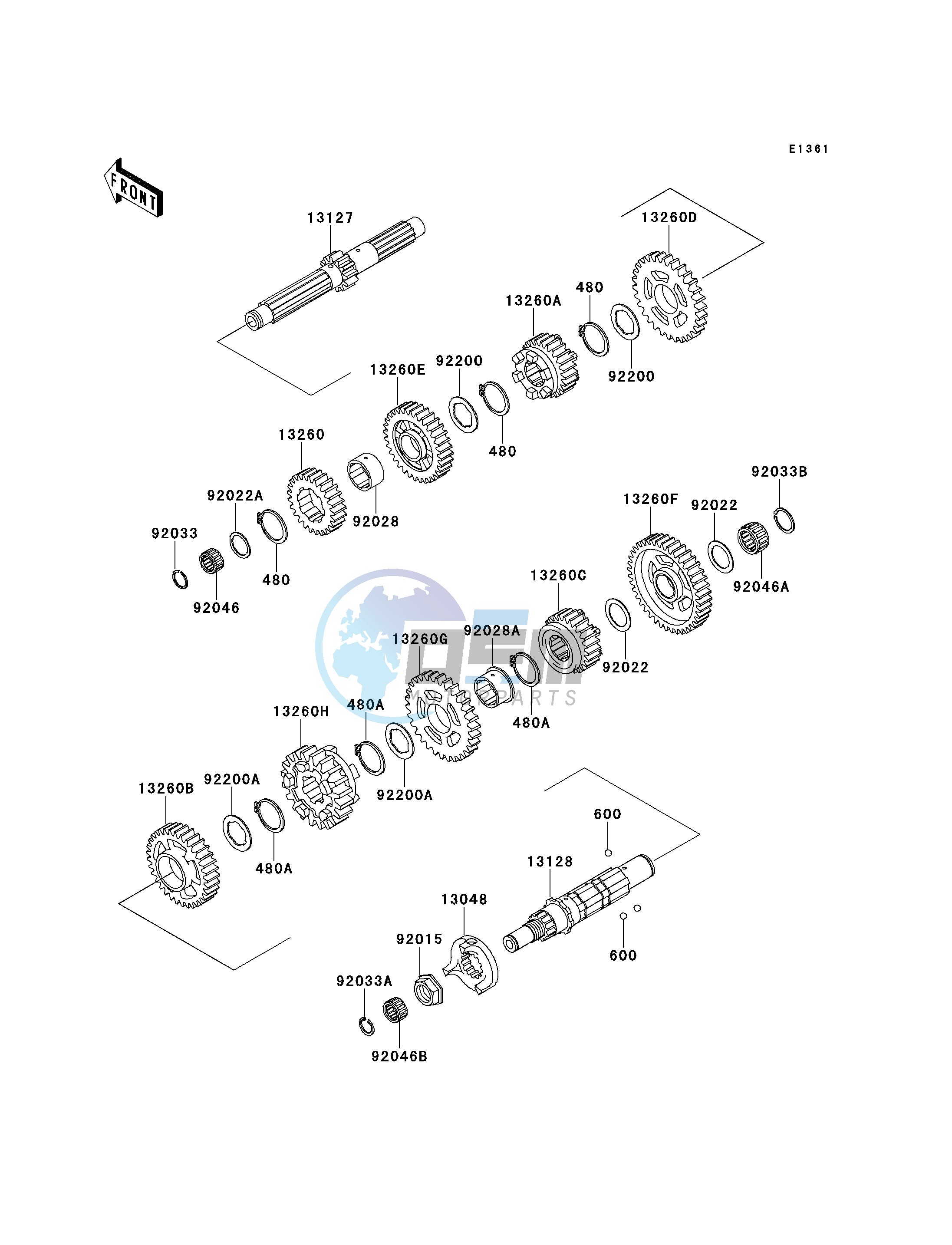 TRANSMISSION--  - VNT50AE077438- -