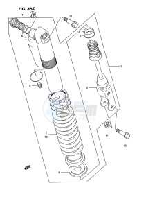 RM80 (E3) drawing SHOCK ABSORBER (MODEL M N P R S)