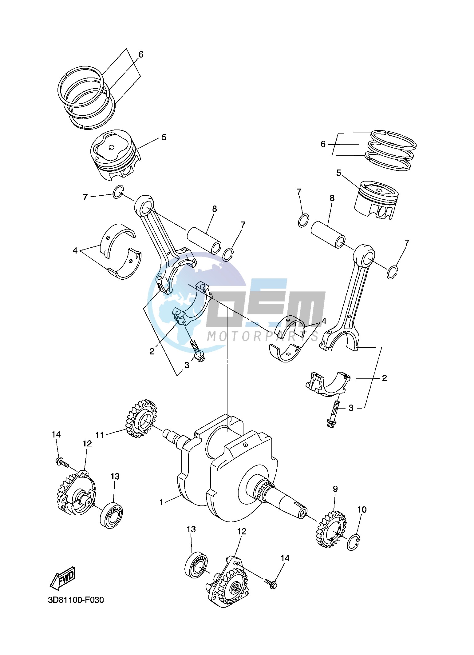 CRANKSHAFT & PISTON